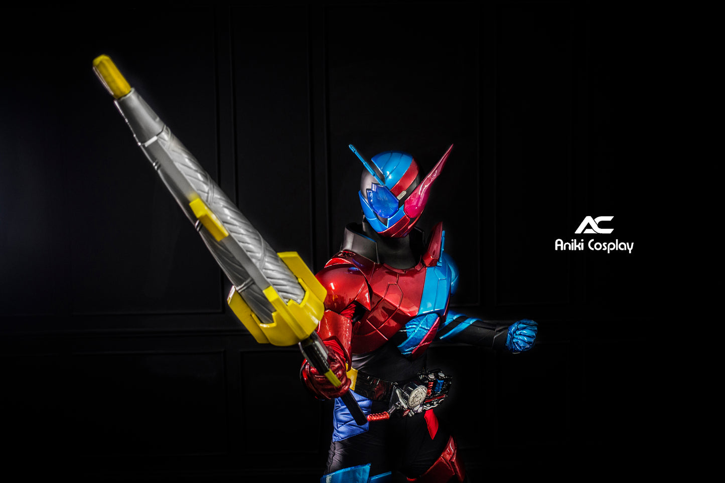 ANIKI Masked Cosplay Rider BUILD Costume Fullset