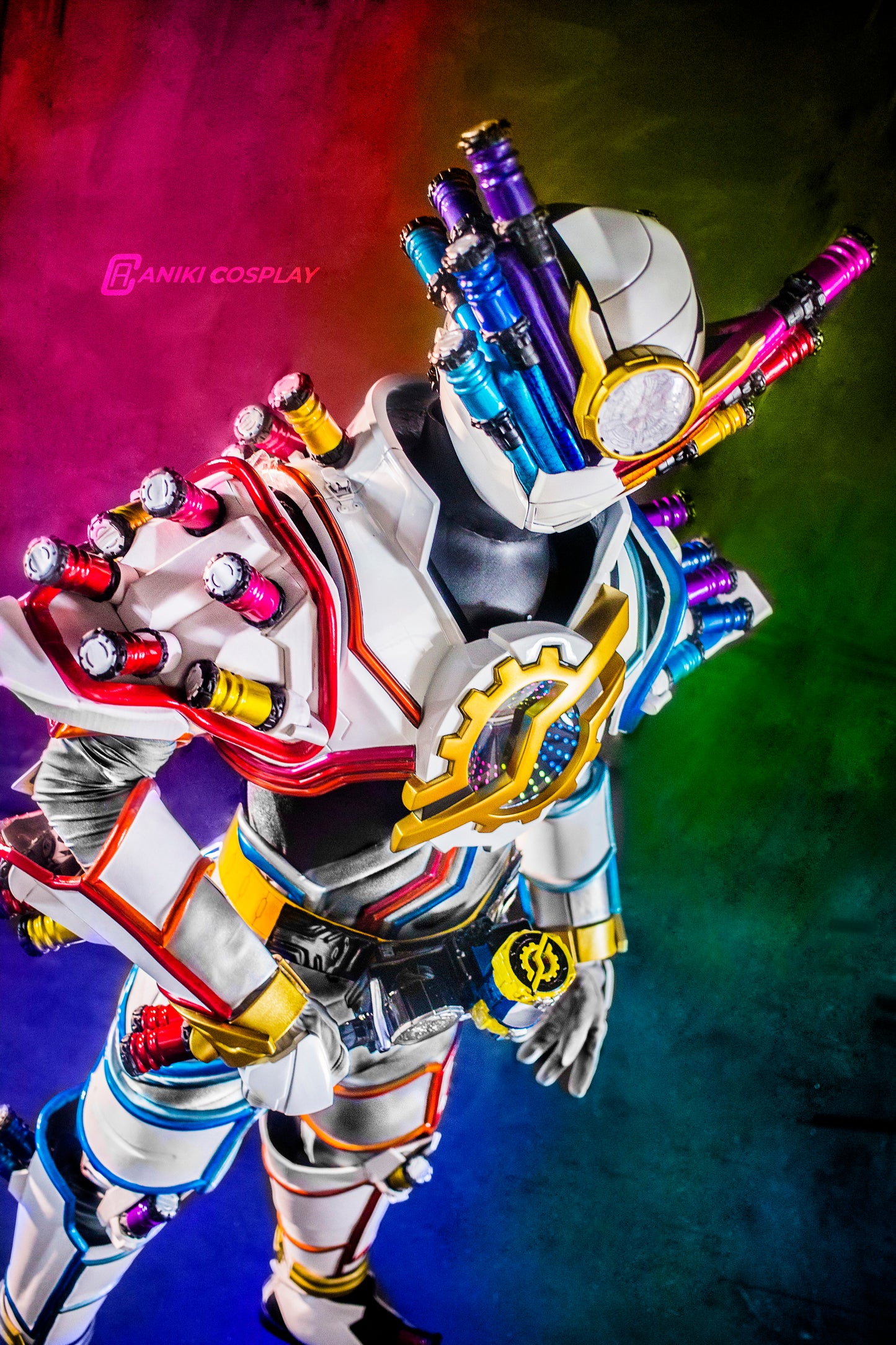 ANIKI Masked Cosplay Rider BUILD Costume Fullset