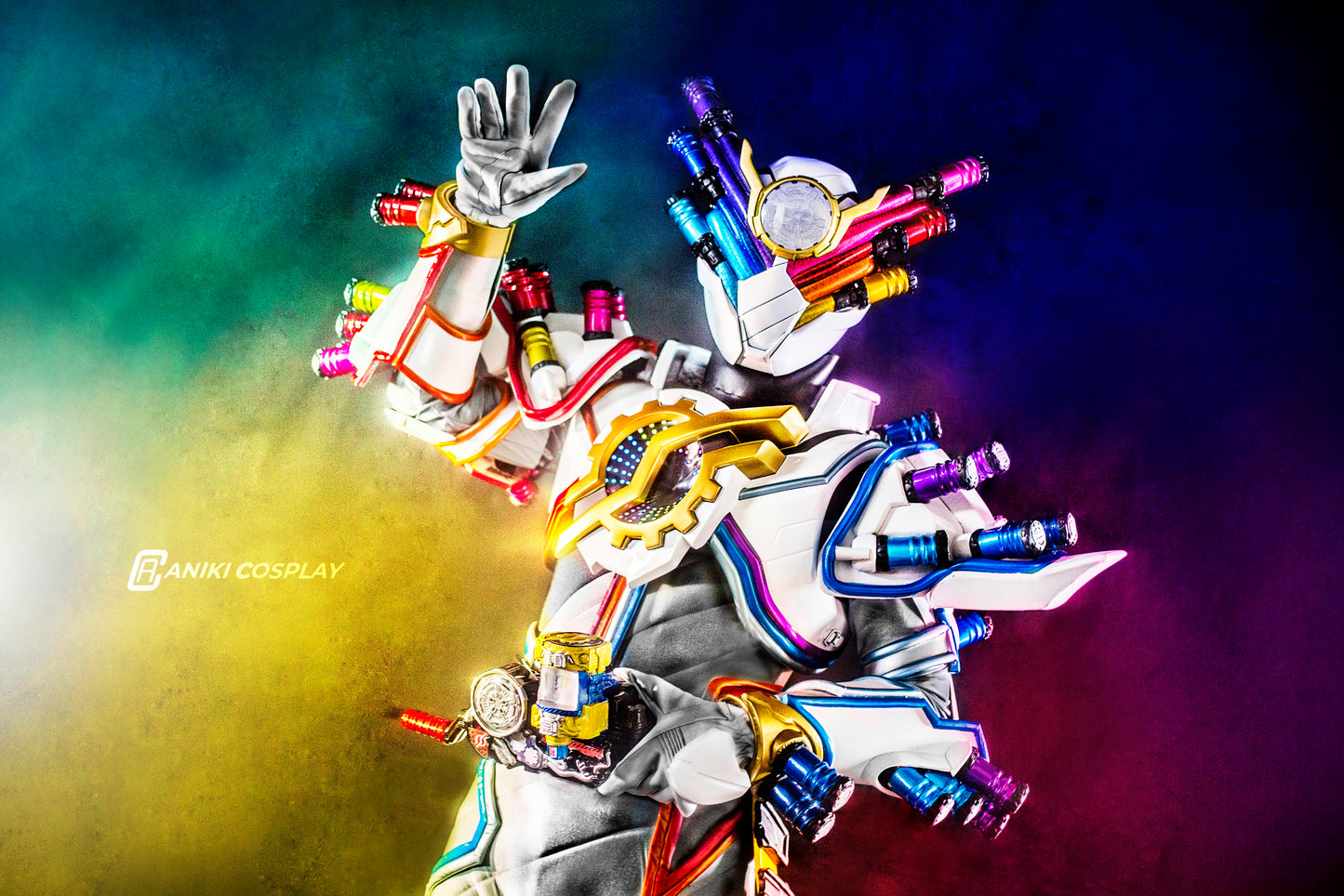 ANIKI Masked Cosplay Rider BUILD Costume Fullset