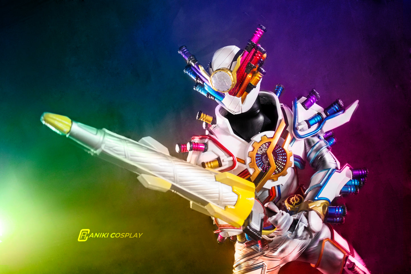 ANIKI Masked Cosplay Rider BUILD Costume Fullset