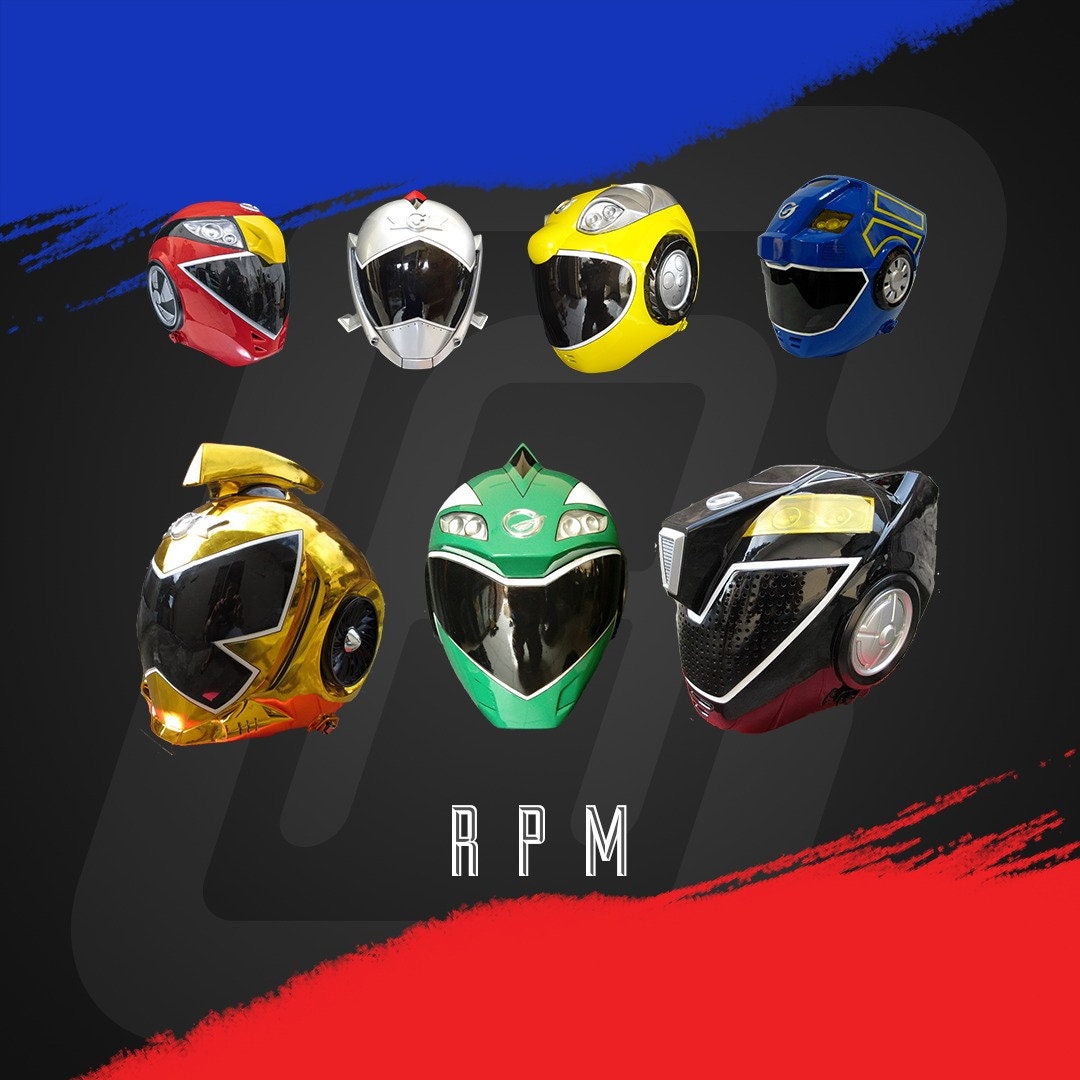 anyong motorcycle helmet ANIKI RPM Ranger Cosplay Collectible Helmet – AnikiCosplay
