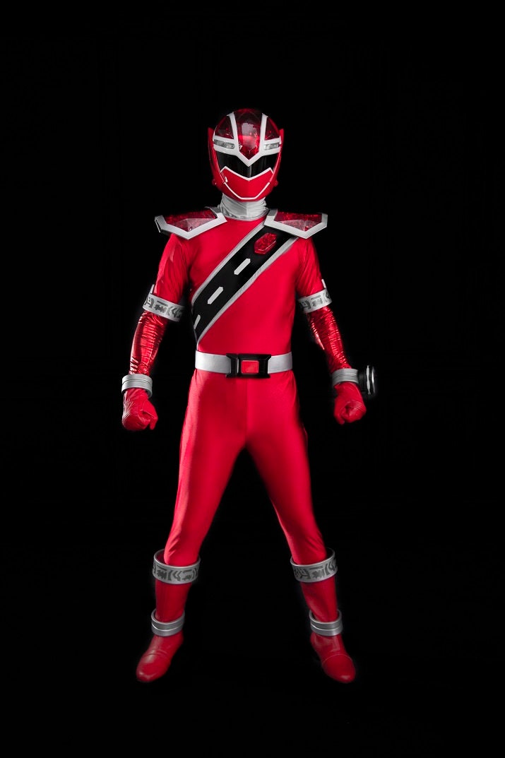 ANIKI Kira Red Sentai Power Rangers COSPLAY COSTUME