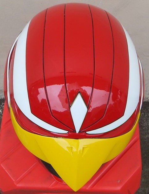 ANIKI RANGER Red Falcon Super Sentai Cosplay Collectible Helmet Mask