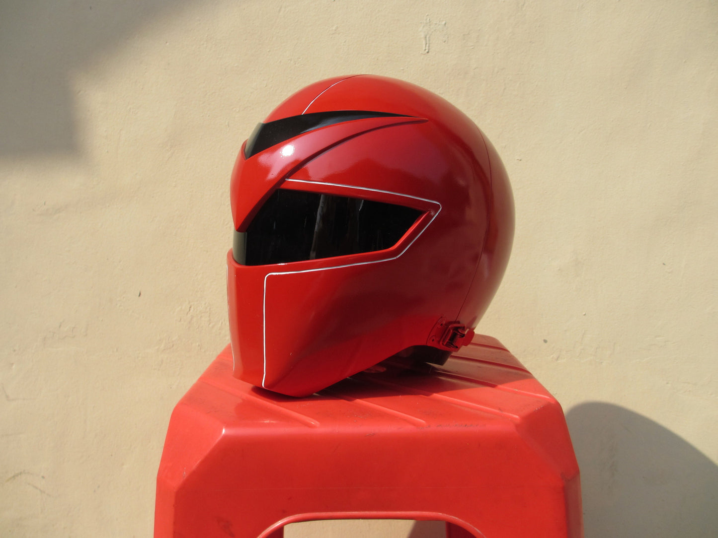 ANIKI MASKMAN Red Black Ranger Sentai Cosplay Collectible Helmet Mask