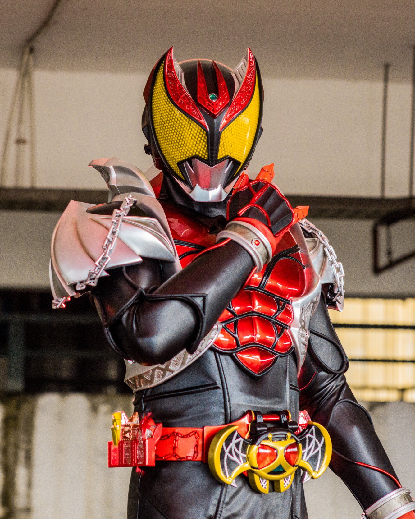 Conjunto completo de fantasia de cosplay mascarado ANIKI Rider KIVA