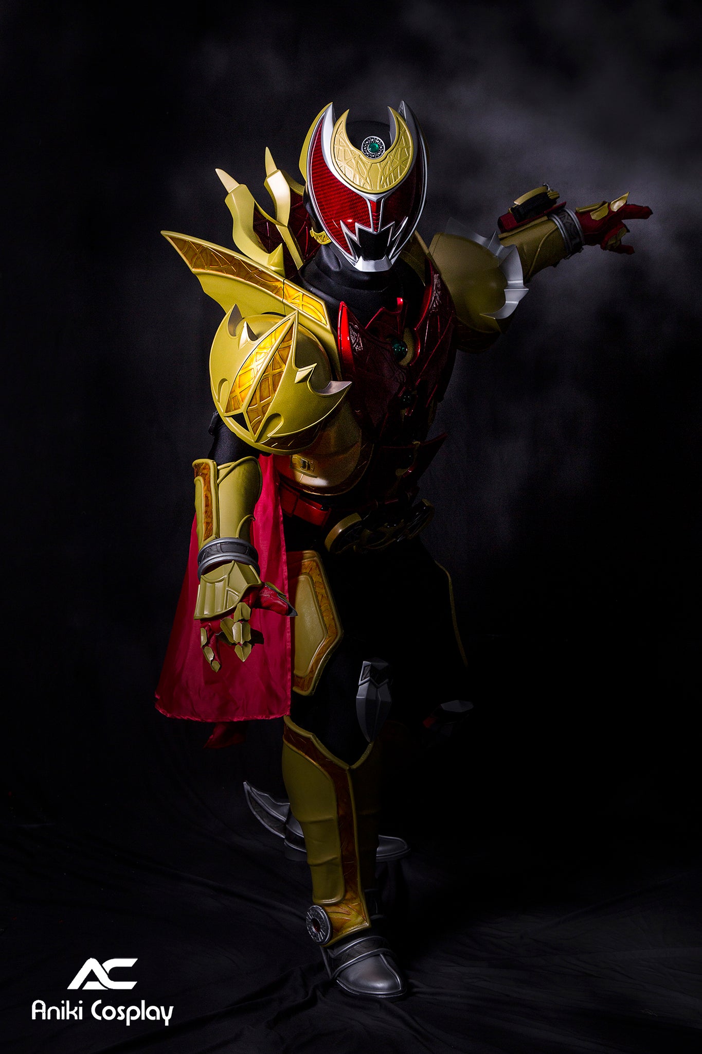 Conjunto completo de fantasia de cosplay mascarado ANIKI Rider KIVA