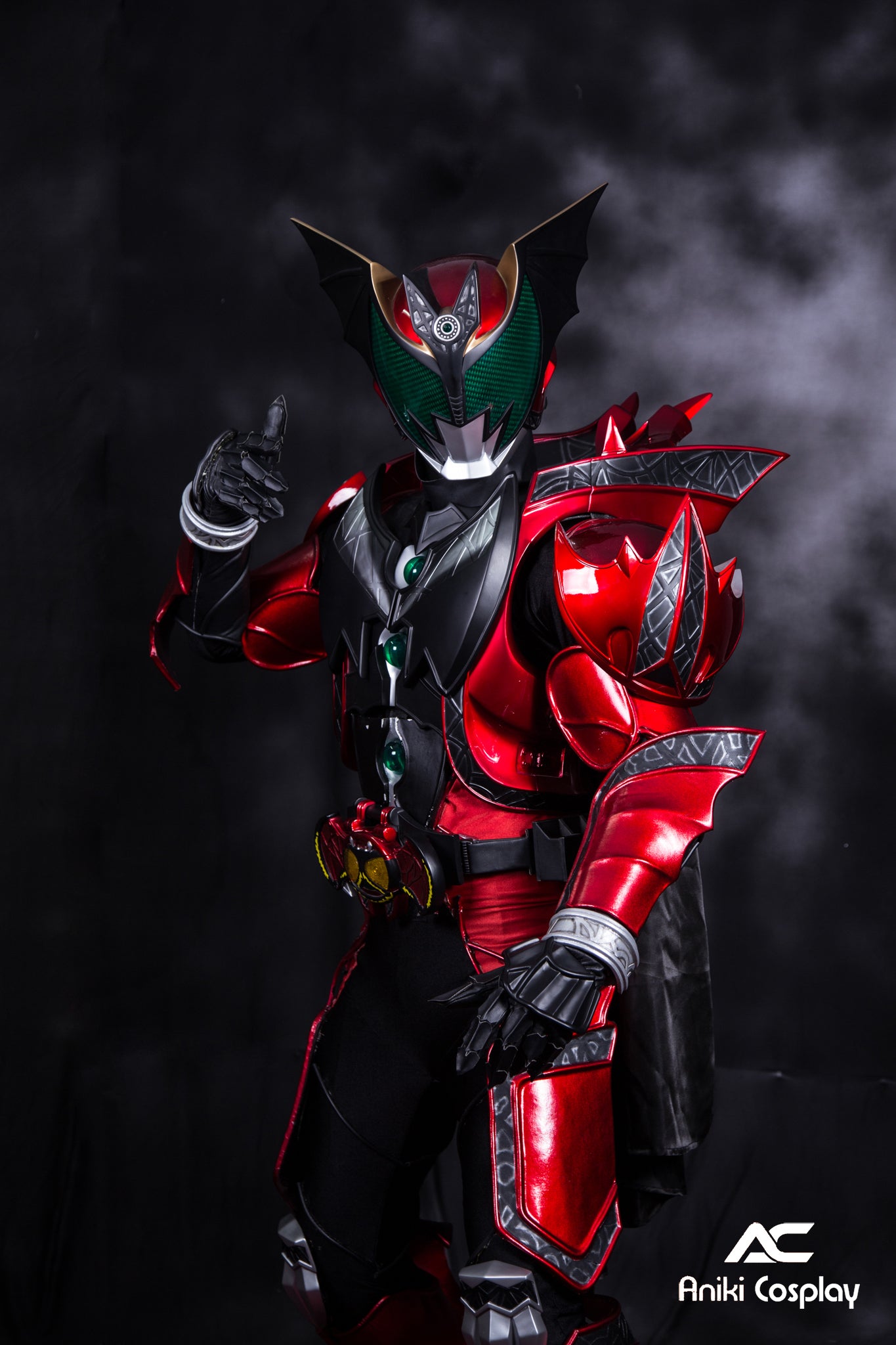 Conjunto completo de fantasia de cosplay mascarado ANIKI Rider KIVA