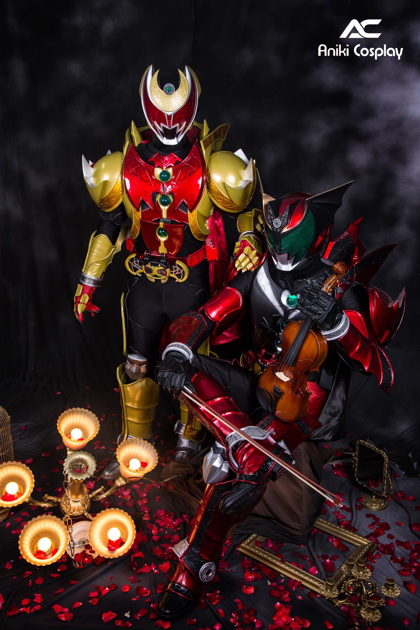 Conjunto completo de fantasia de cosplay mascarado ANIKI Rider KIVA
