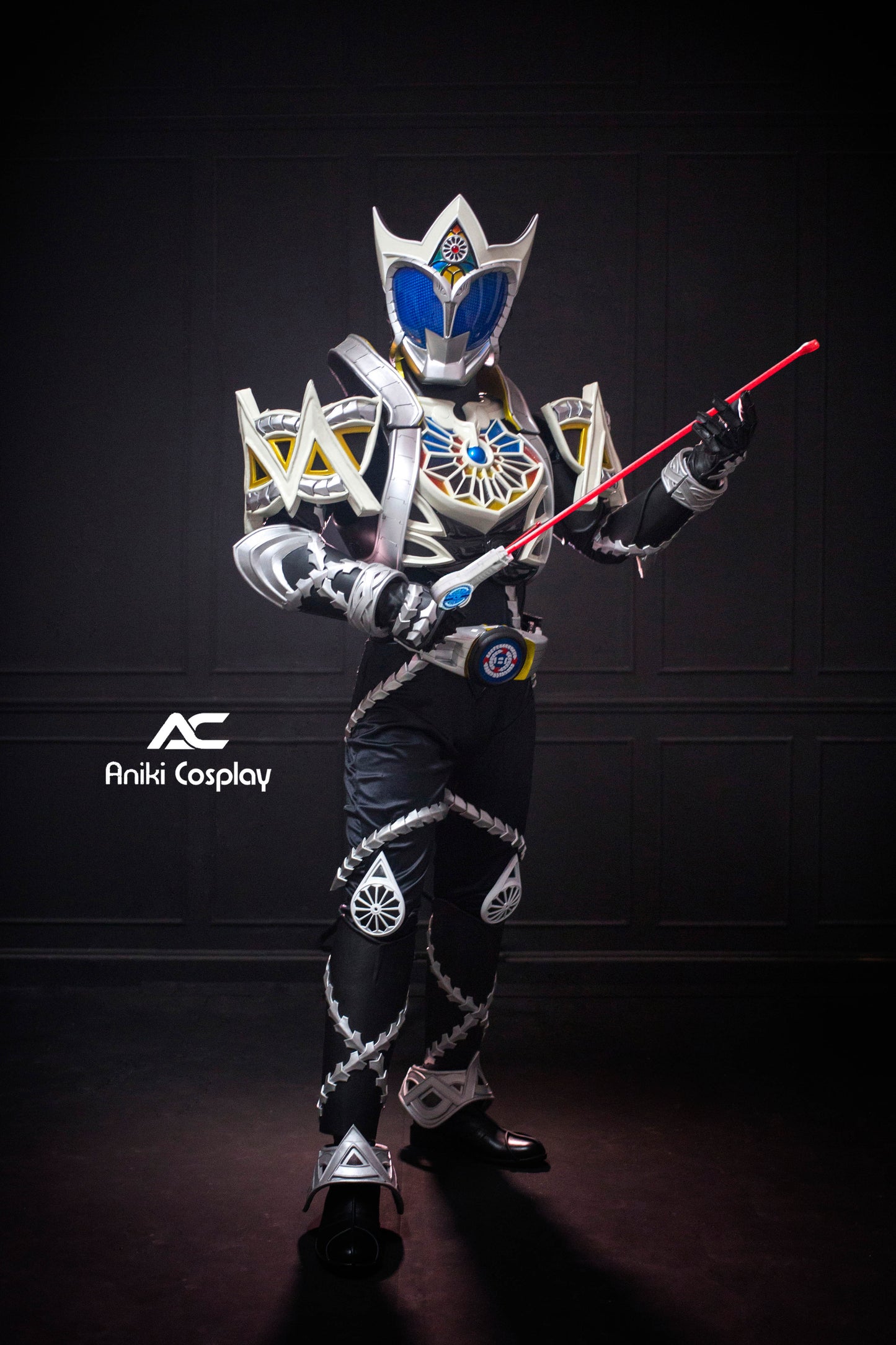 Conjunto completo de fantasia de cosplay mascarado ANIKI Rider KIVA