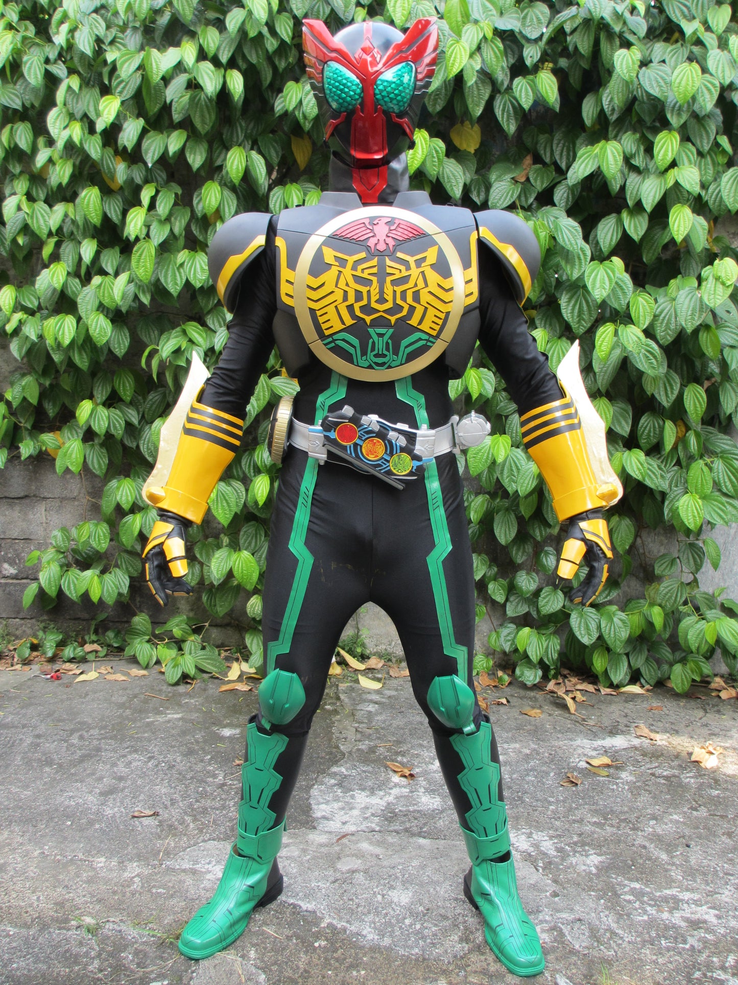 ANIKI Masked Cosplay Rider OOO OZU Costume Fullset