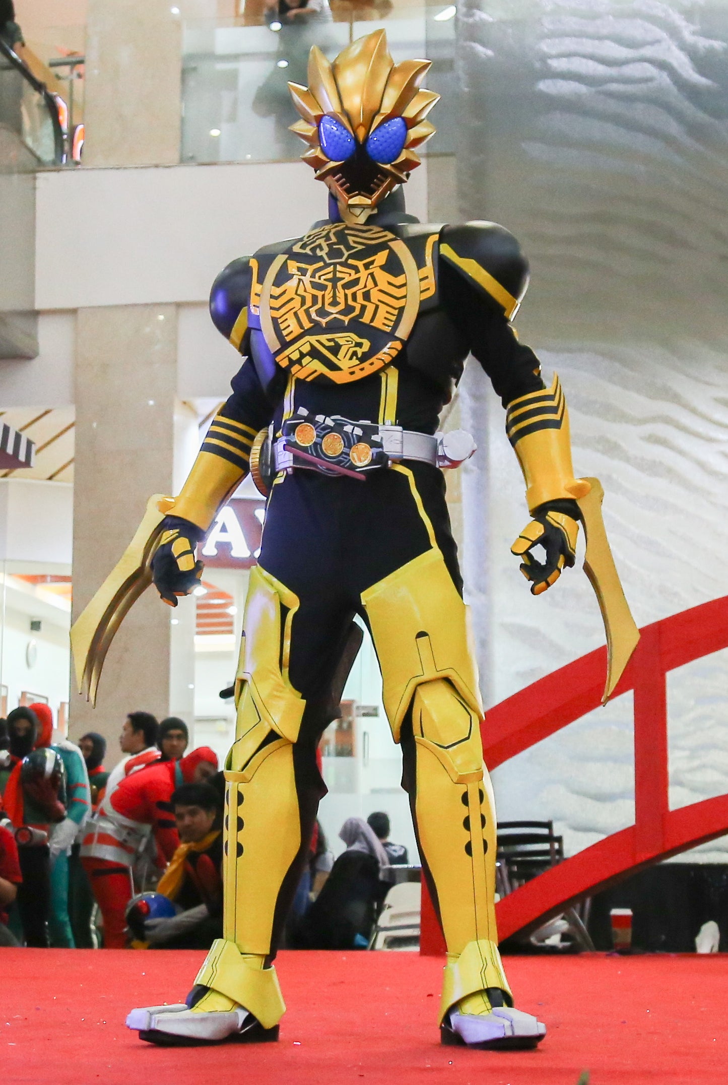 ANIKI Masked Cosplay Rider OOO OZU Costume Fullset