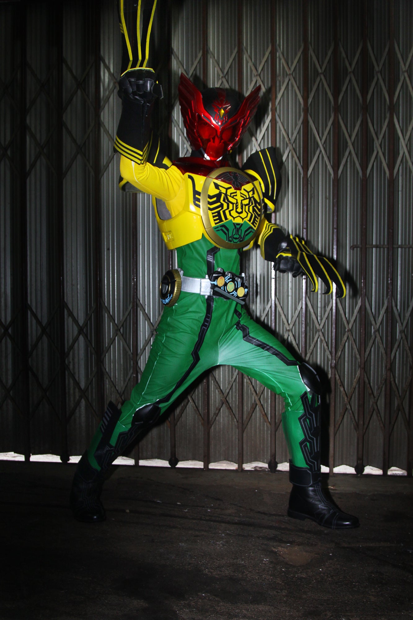 ANIKI Masked Cosplay Rider OOO OZU Costume Fullset