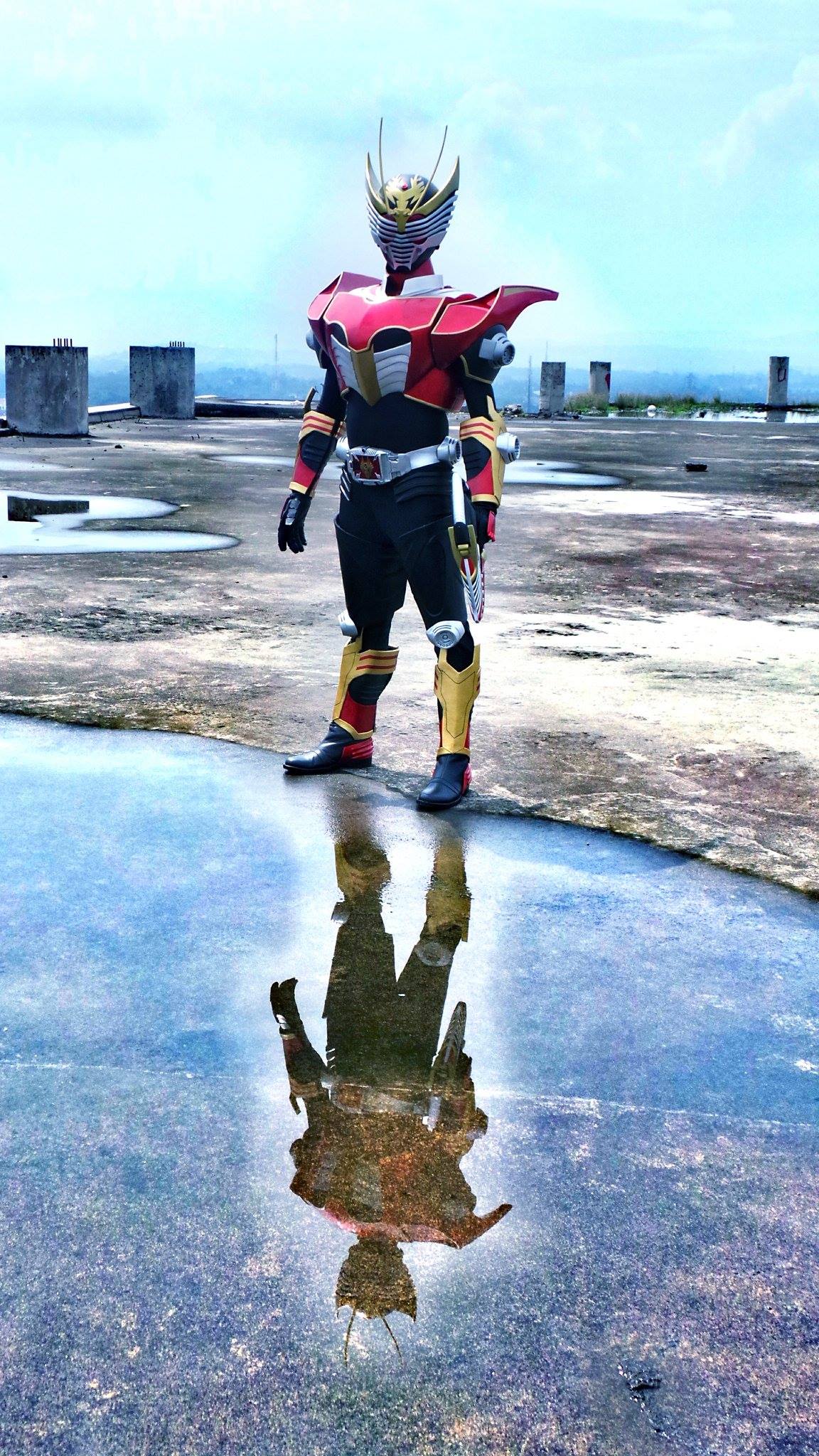 ANIKI Masked Cosplay Rider RYUKI Costume Fullset