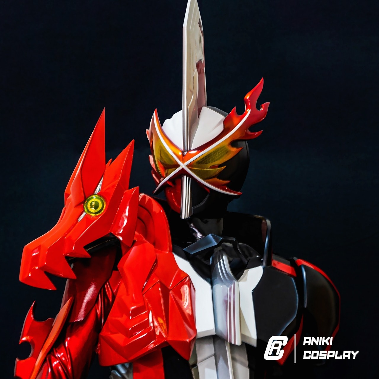 ANIKI Mascarado Cosplay Rider SABRE Traje Completo