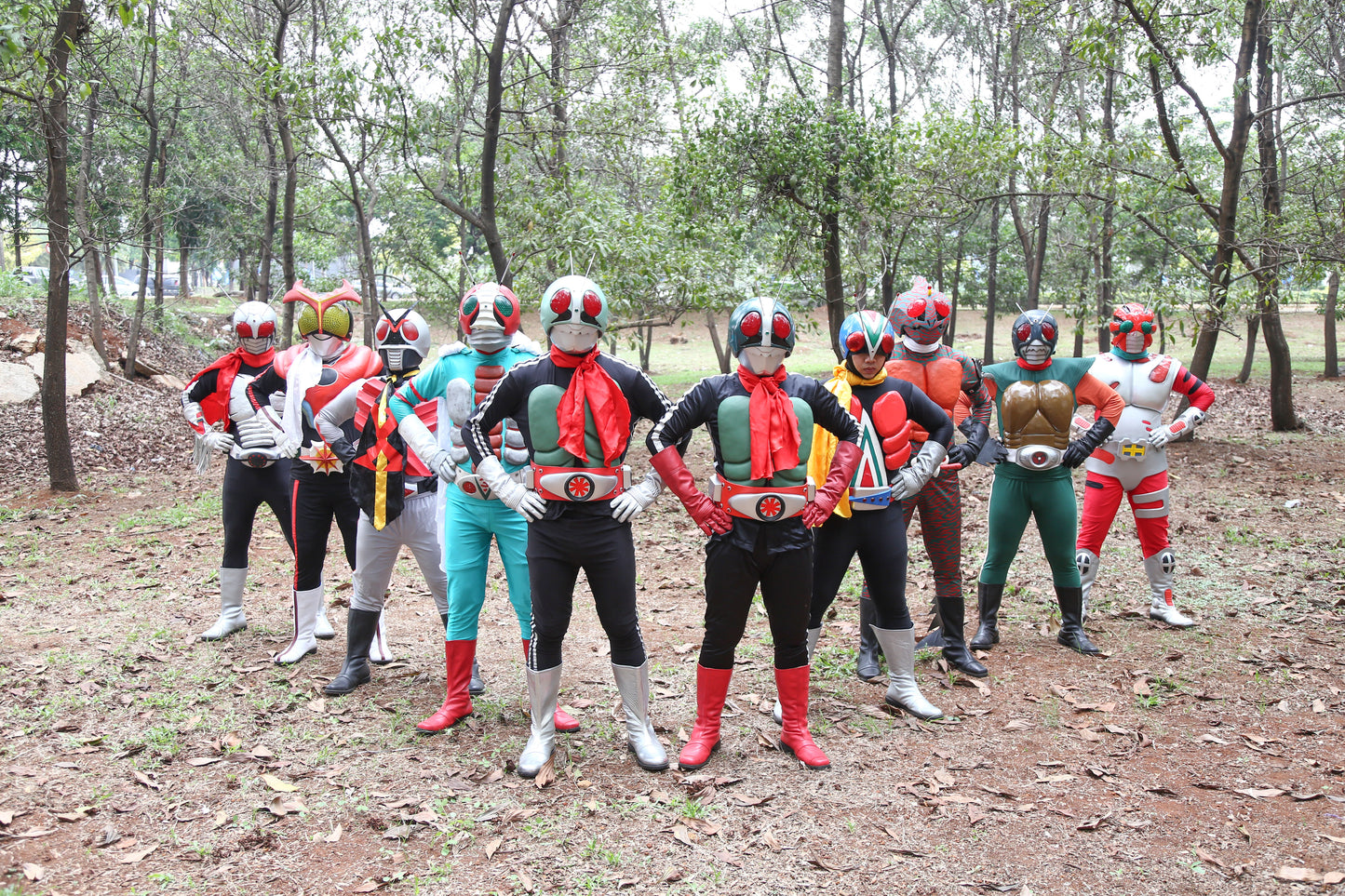 ANIKI Masked Cosplay Rider 10 LEGENDARY Costume Fullset