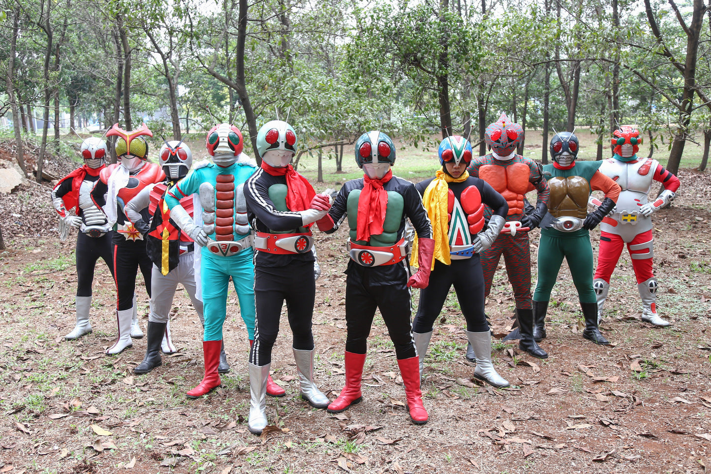 ANIKI Masked Cosplay Rider 10 LEGENDARY Costume Fullset