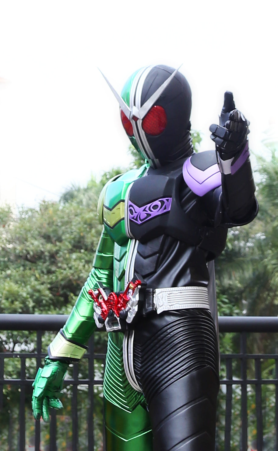 ANIKI Masked Cosplay Rider W DOUBLE Costume Fullset