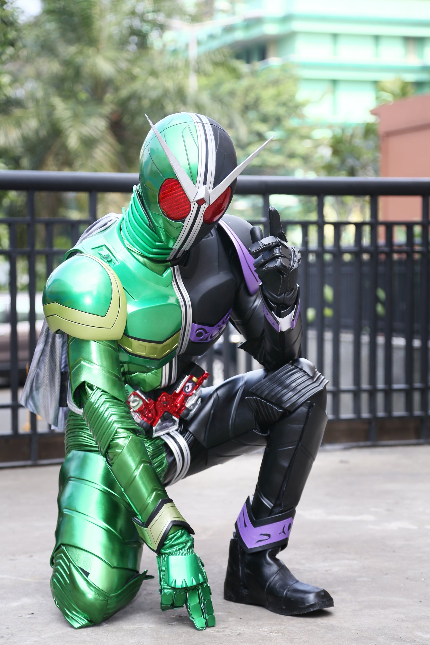 ANIKI Masked Cosplay Rider W DOUBLE Costume Fullset