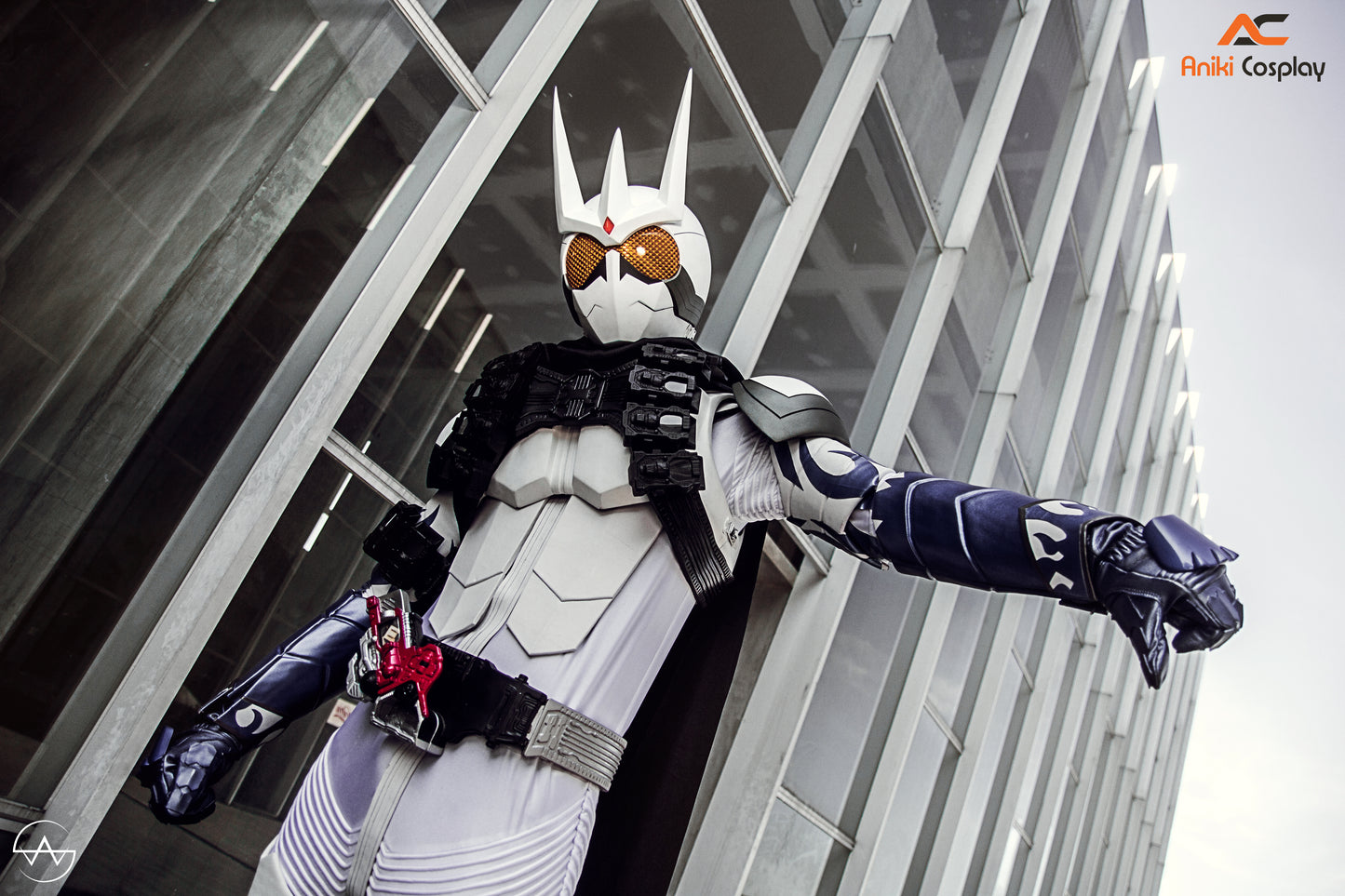 ANIKI Masked Cosplay Rider W DOUBLE Costume Fullset