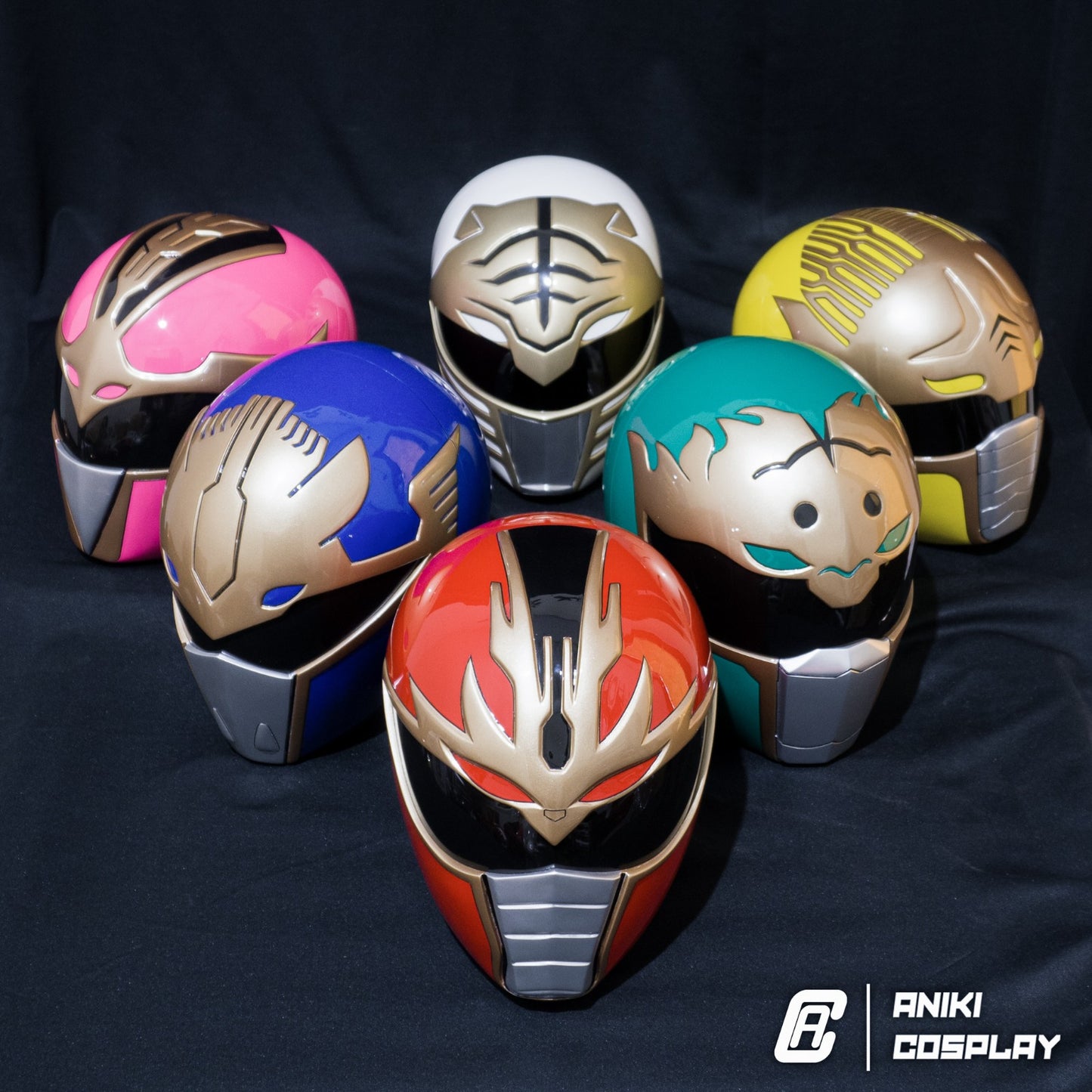 Máscara de capacete colecionável ANIKI DAIRANGER Sentai Cosplay