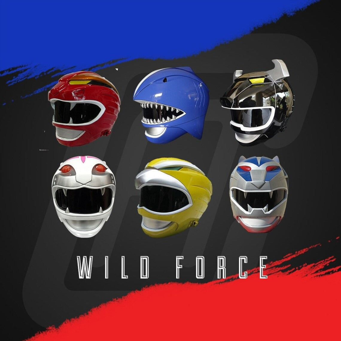 ANIKI Wild Force Helmet Mask Cosplay Gao Ranger Collectibles