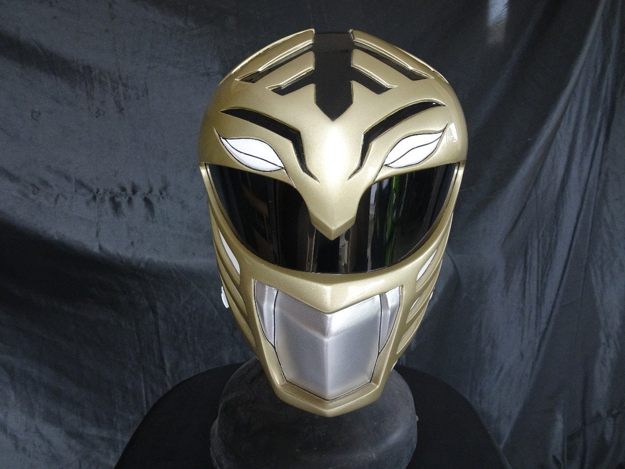 ANIKI White MMPR Movie 95 Cosplay Helmet