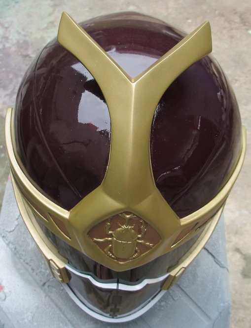 ANIKI Ninja Storm Crimson / Navy Thunder Ranger Cosplay Helmet