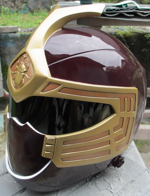 ANIKI Ninja Storm Crimson / Navy Thunder Ranger Cosplay Helmet