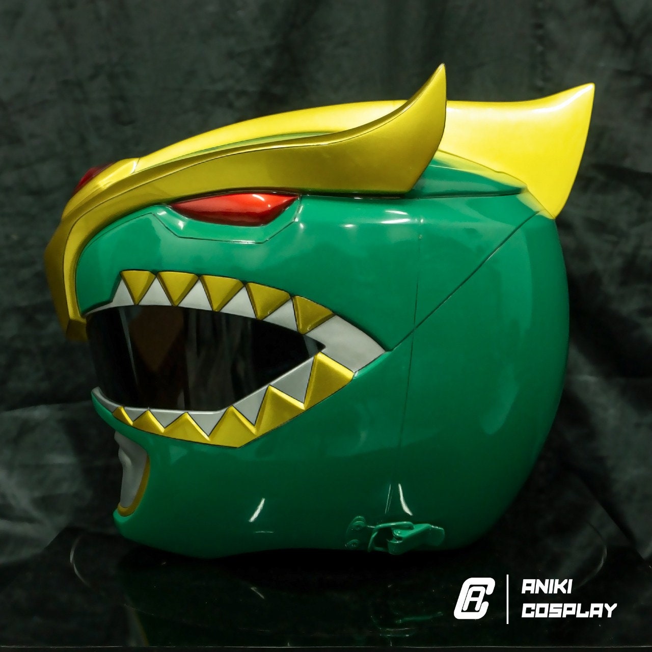 ANIKI New Green Ranger Cosplay Helmet