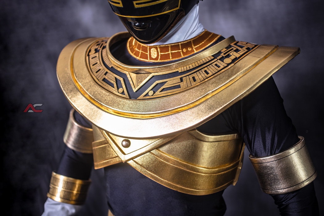 ANIKI Gold Zeo Ranger Full Costume Set