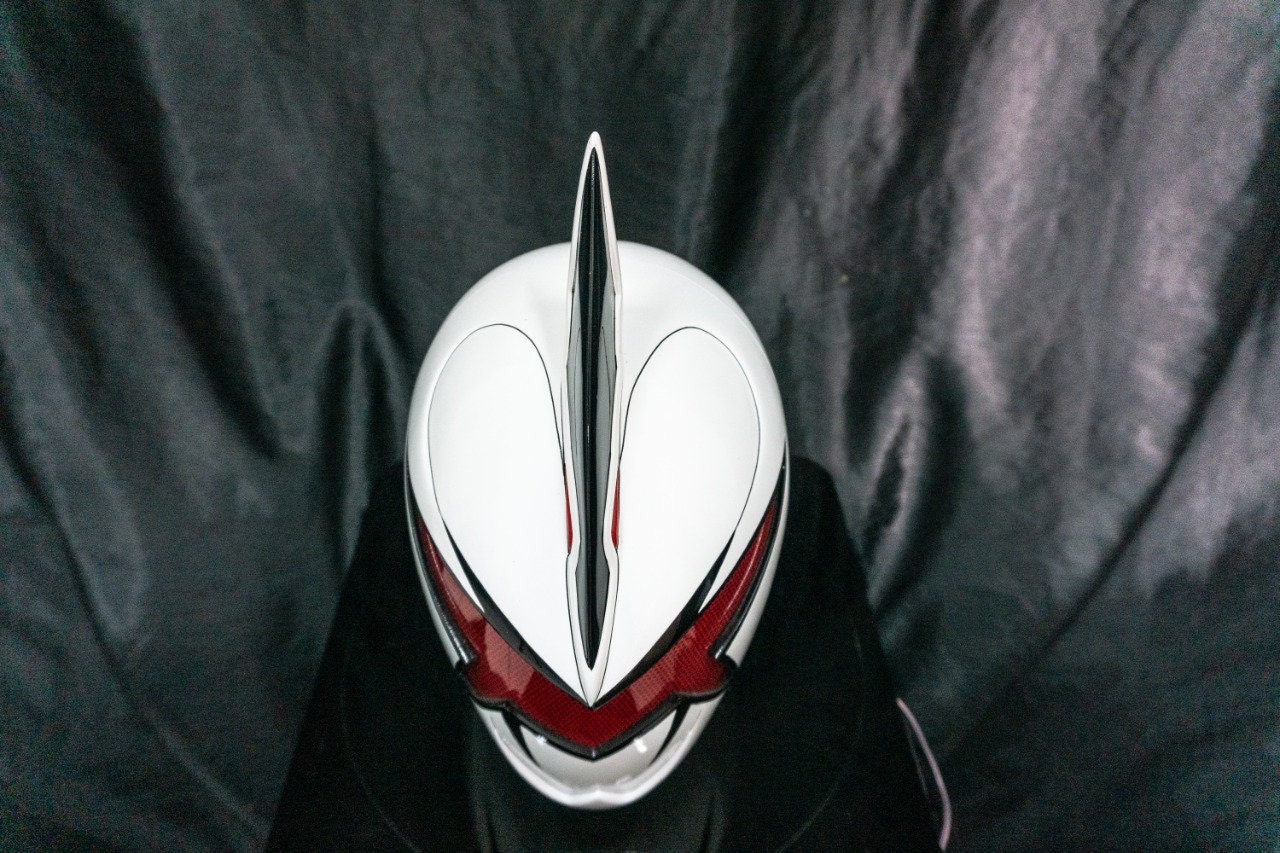 ANIKI BLACK / WHITE Ranger Cosplay Dino Thunder Collectible Helmet