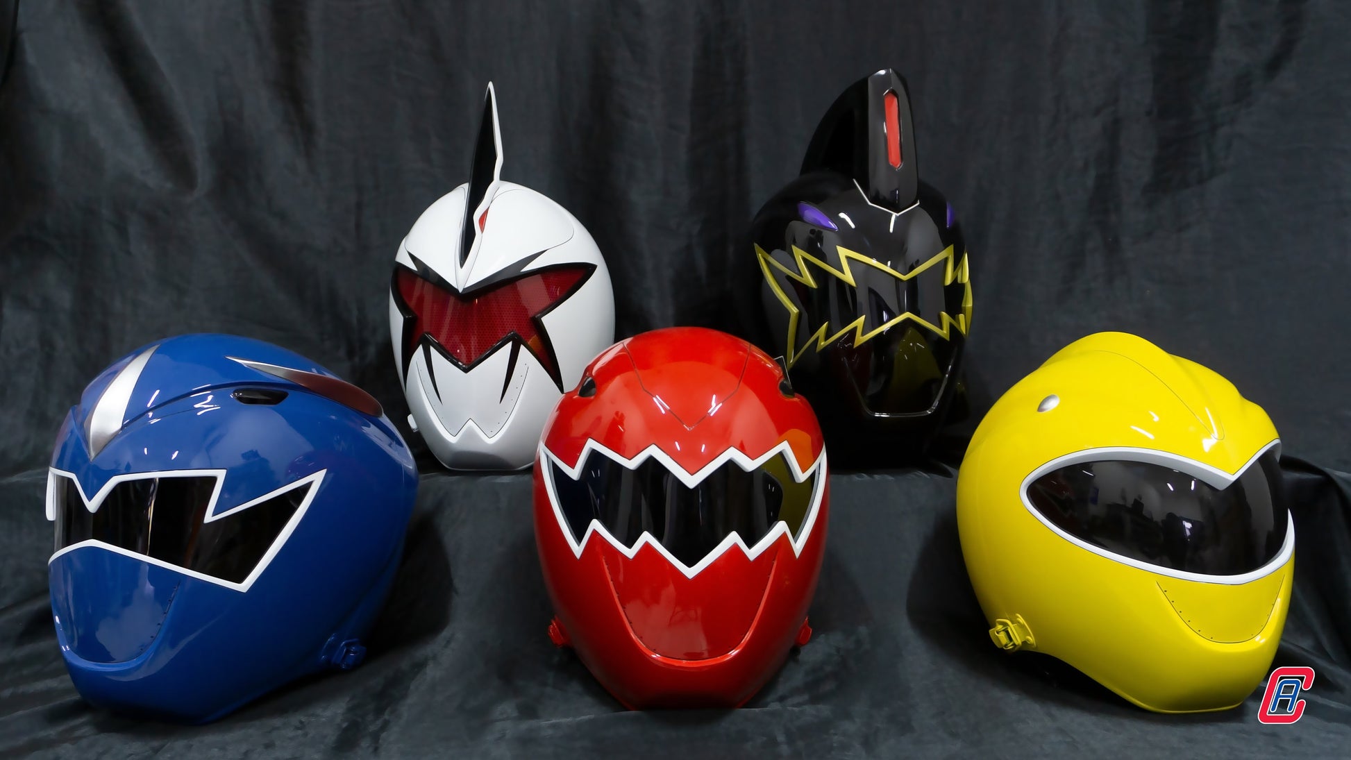 ANIKI Ranger Dino Thunder Red / Blue / Yellow Cosplay Collectible Helmet