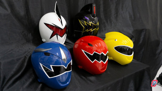 ANIKI Ranger Dino Thunder Red / Blue / Yellow Cosplay Collectible Helmet