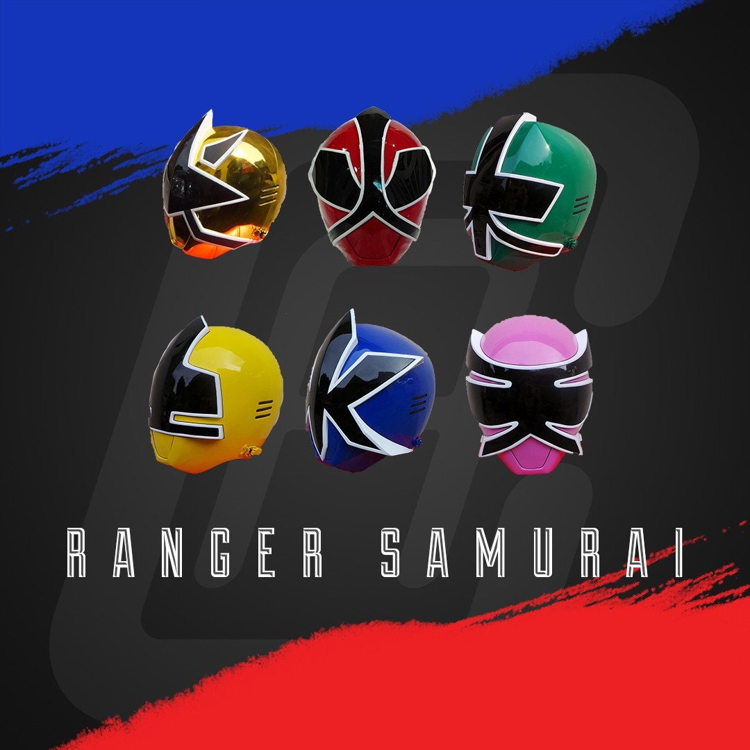 ANIKI Ranger Samurai Cosplay Collectible Helmet Mask