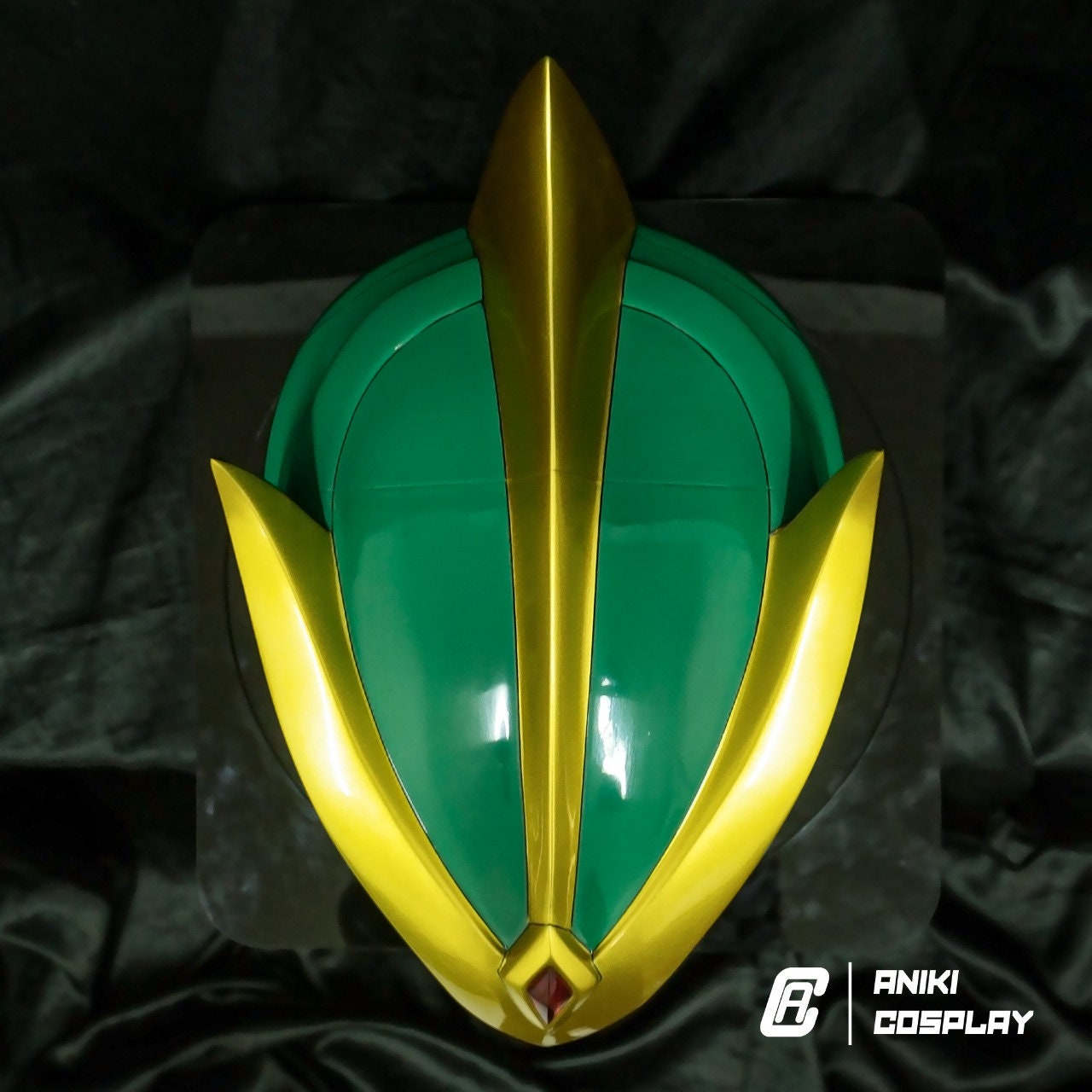 ANIKI New Green Ranger Cosplay Helmet