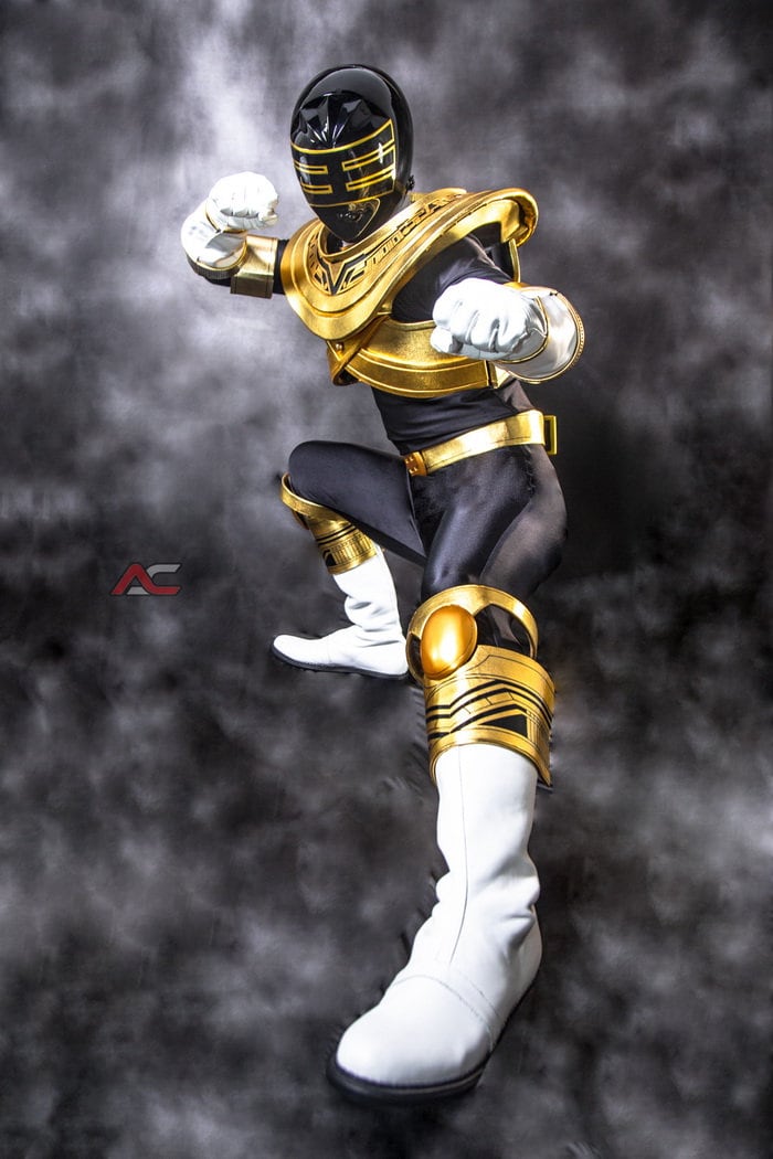 ANIKI Gold Zeo Ranger Full Costume Set