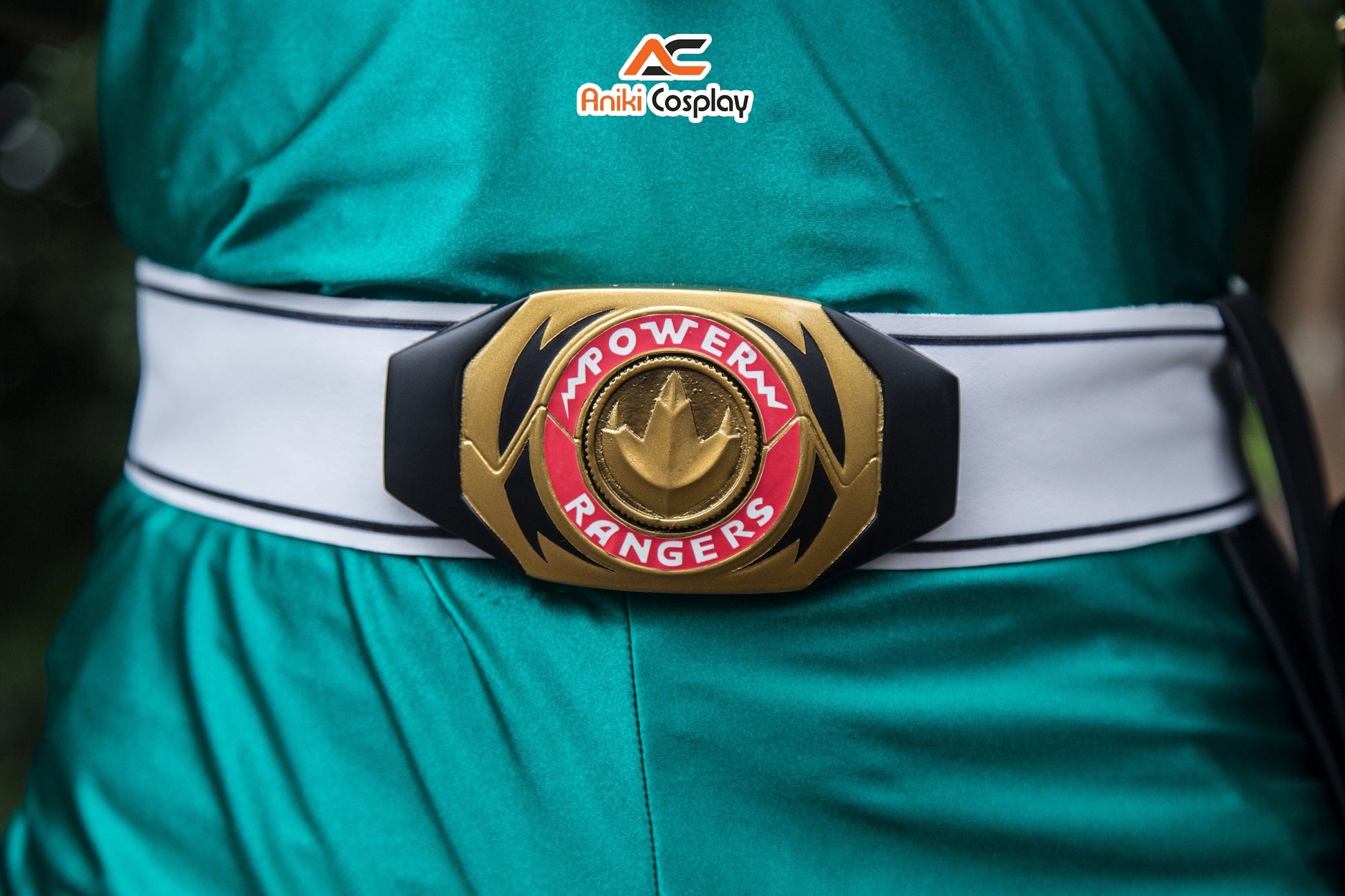 ANIKI MMPR Green Ranger Cosplay Costume Set