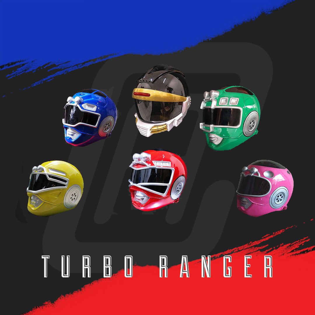 ANIKI Power Ranger Turbo Cosplay Helmet Mask Collectible Carranger