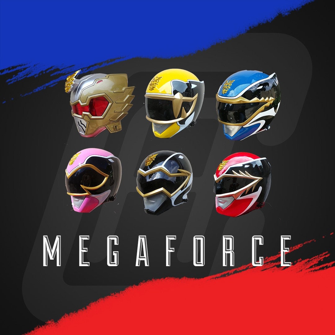 ANIKI Mega Force Ranger Cosplay Collectible Helmet