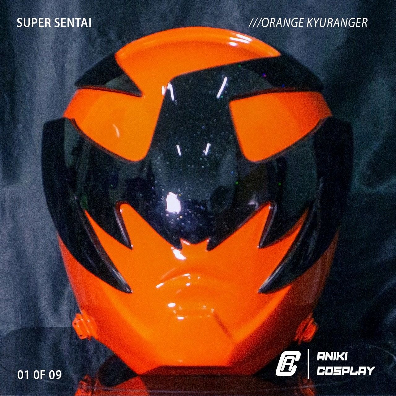 ANIKI Kyu Ranger Sentai Cosplay Helmet Collectibles Mask Replica
