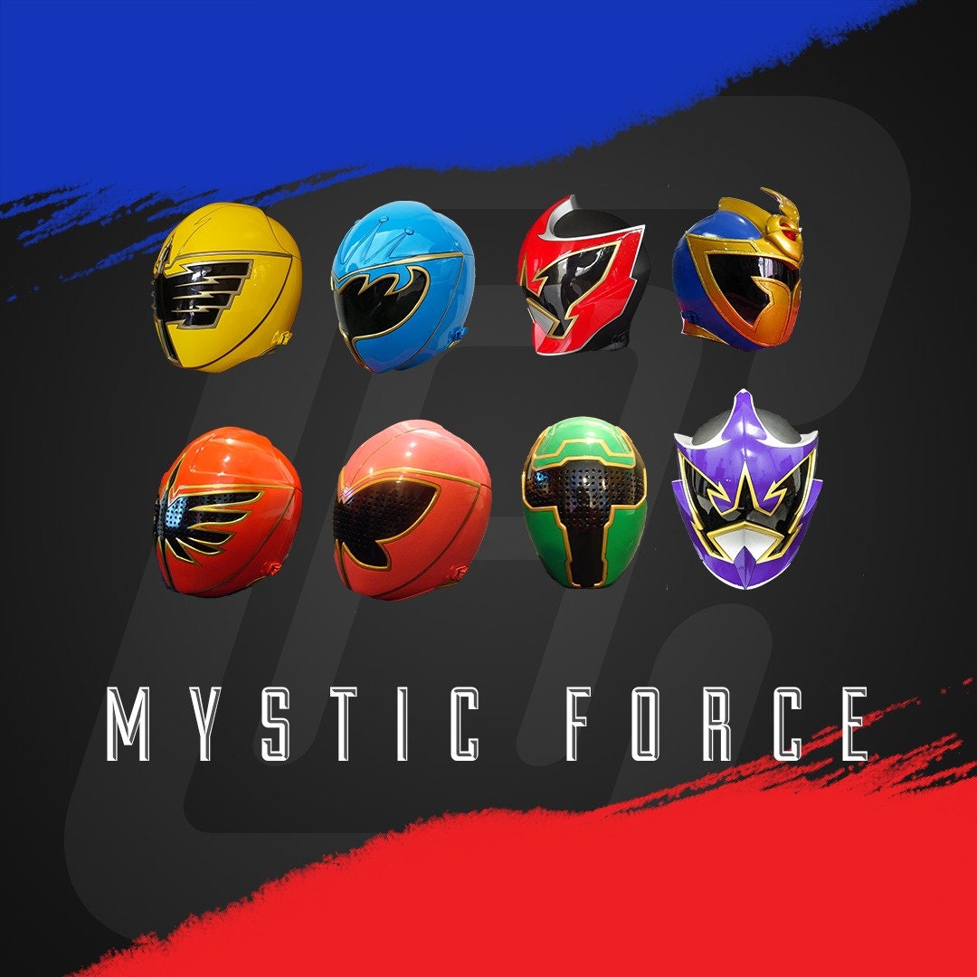 ANIKI Mystic Force Power Ranger Cosplay Collectible Helmet Mask