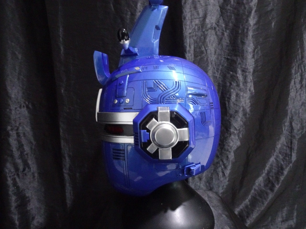 ANIKI Blue Beetleborg Cosplay Collectible Helmet Mask