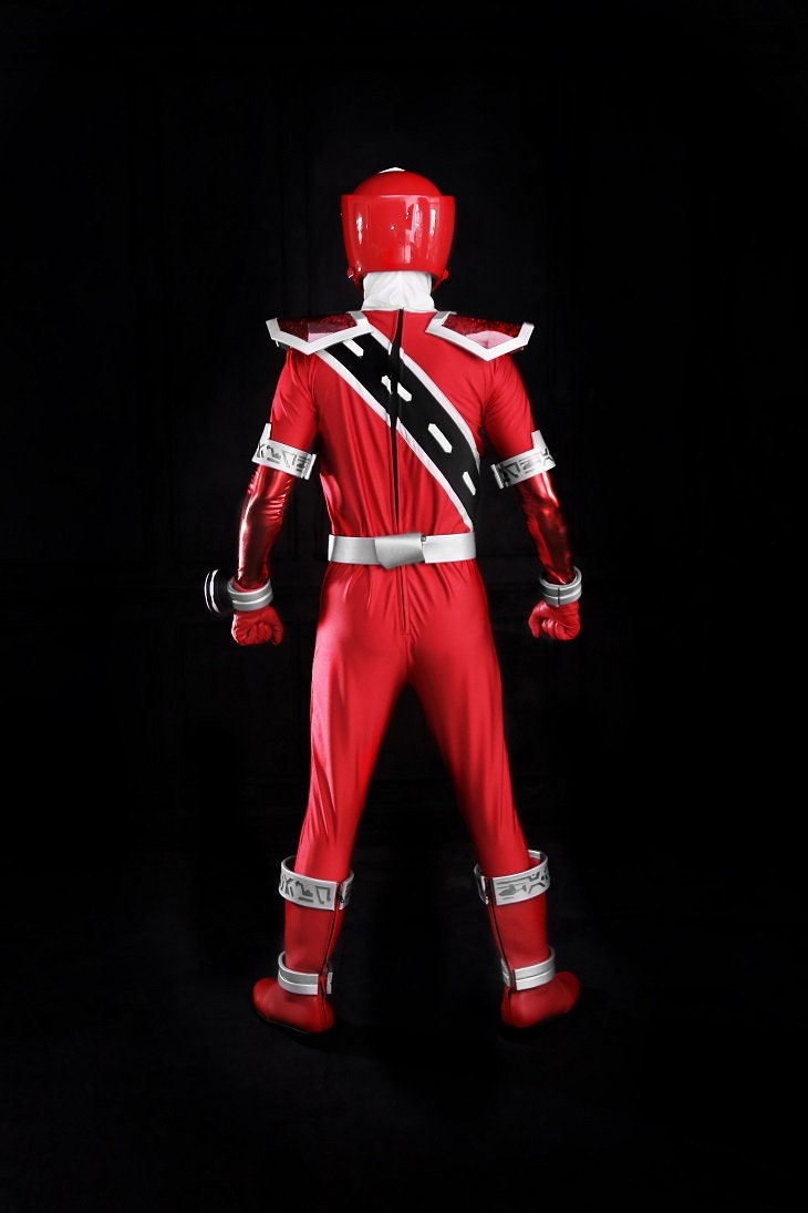 ANIKI Kira Red Sentai Power Rangers COSPLAY COSTUME