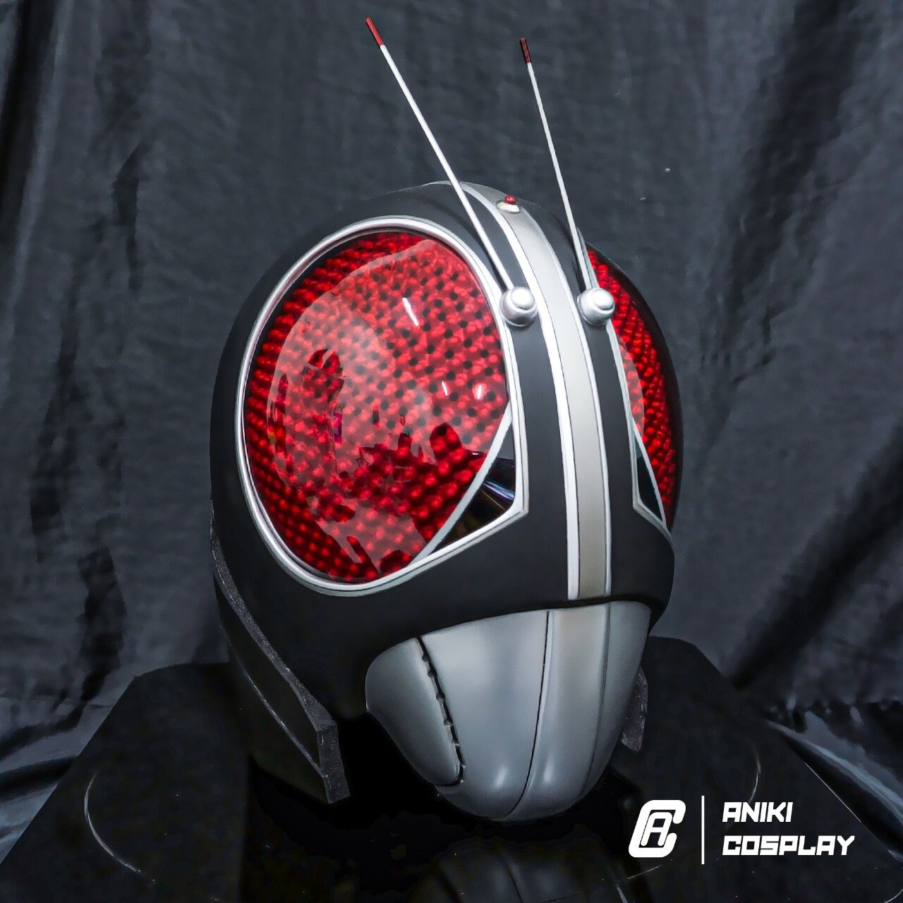 ANIKI Masked Rider Black Cosplay RX Collectible Shadow Helmet