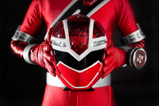 ANIKI Red KIRAMAI Sentai Rangers COSPLAY Helmet