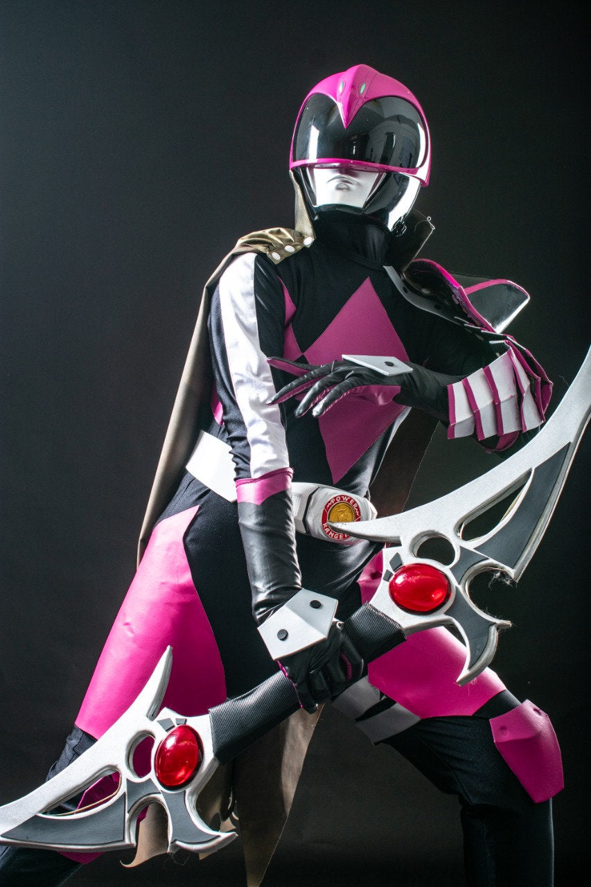 ANIKI Pink Slayer Ranger Cosplay Costume Set