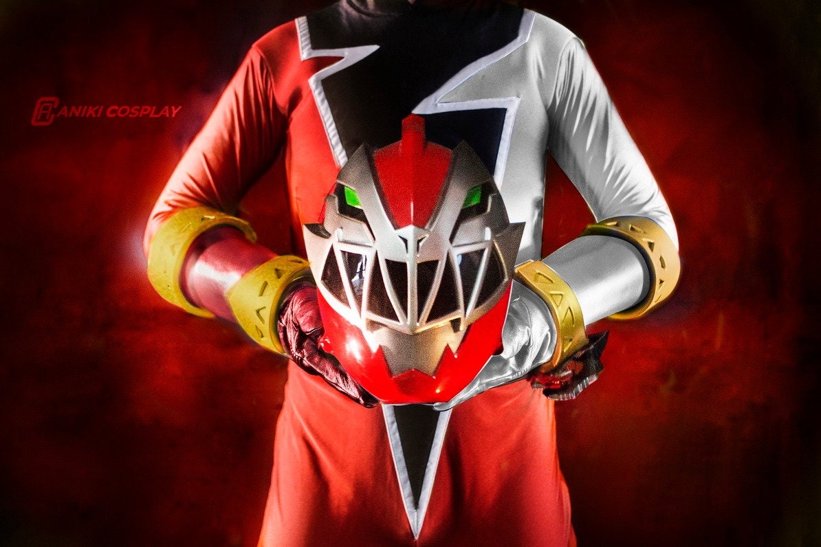 ANIKI Dino Fury Ranger Sentai Cosplay Costume Set