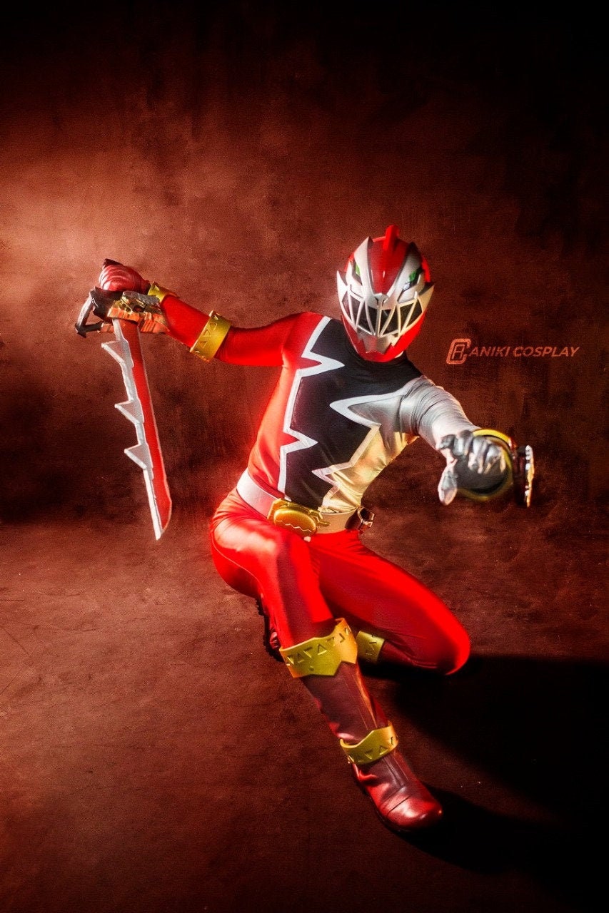 ANIKI Dino Fury Ranger Sentai Cosplay Costume Set