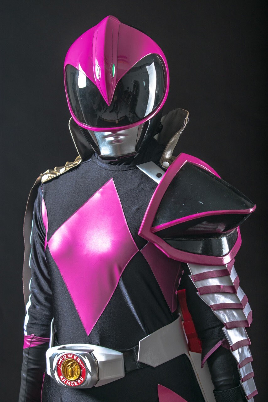 ANIKI Pink Slayer Ranger Cosplay Costume Set