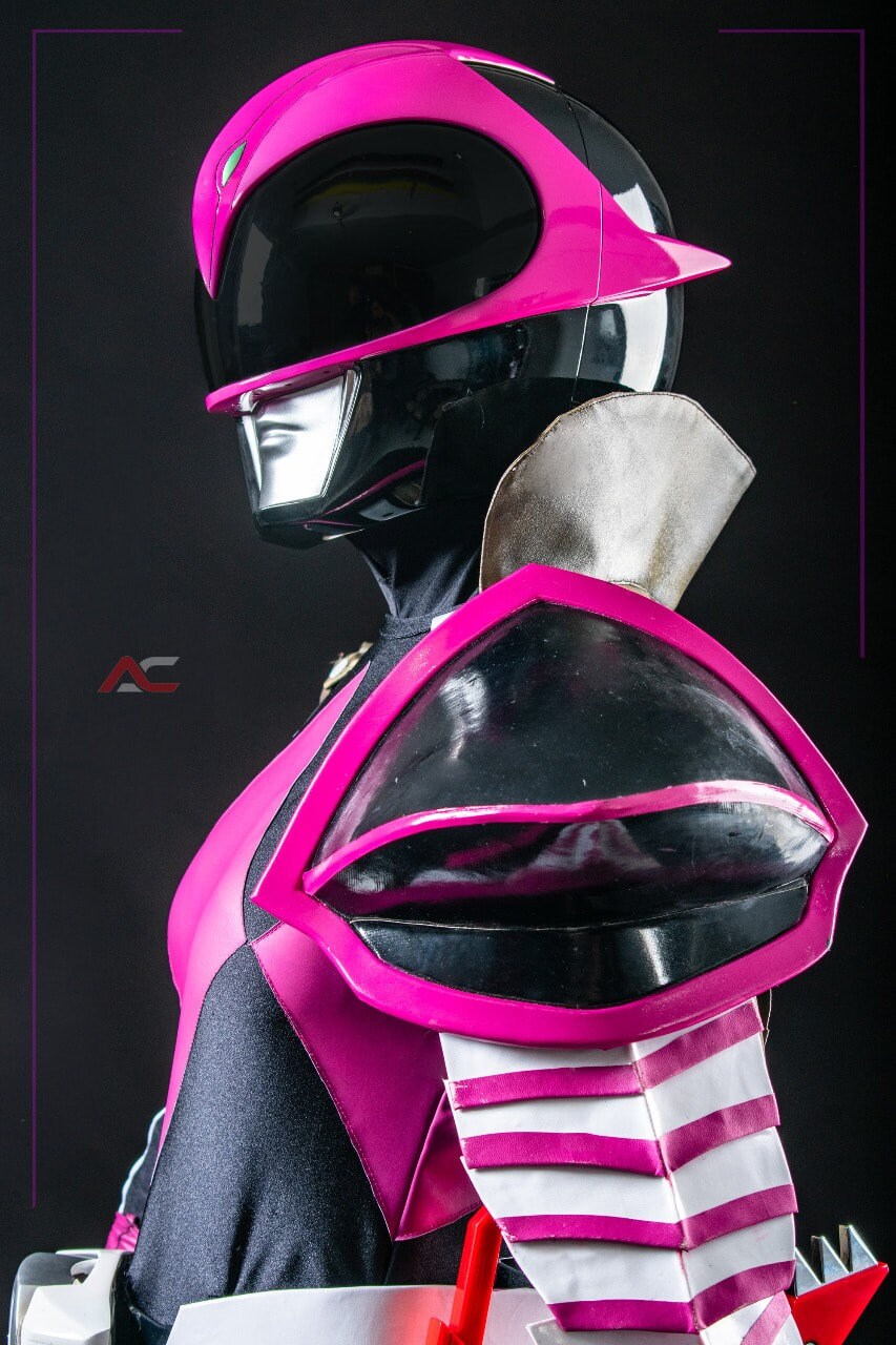 ANIKI Pink Slayer Ranger Cosplay Costume Set